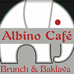 „Albino Cafe´“-Logo, zur Startseite